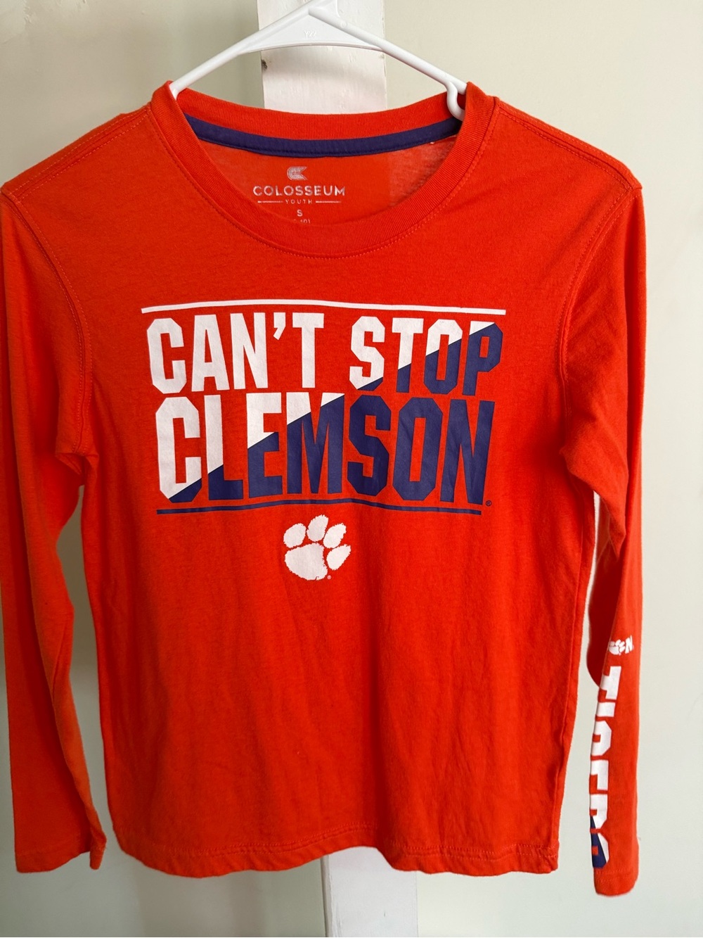 New Colosseum Clemson Tigers Long Sleeve Tee Shirt